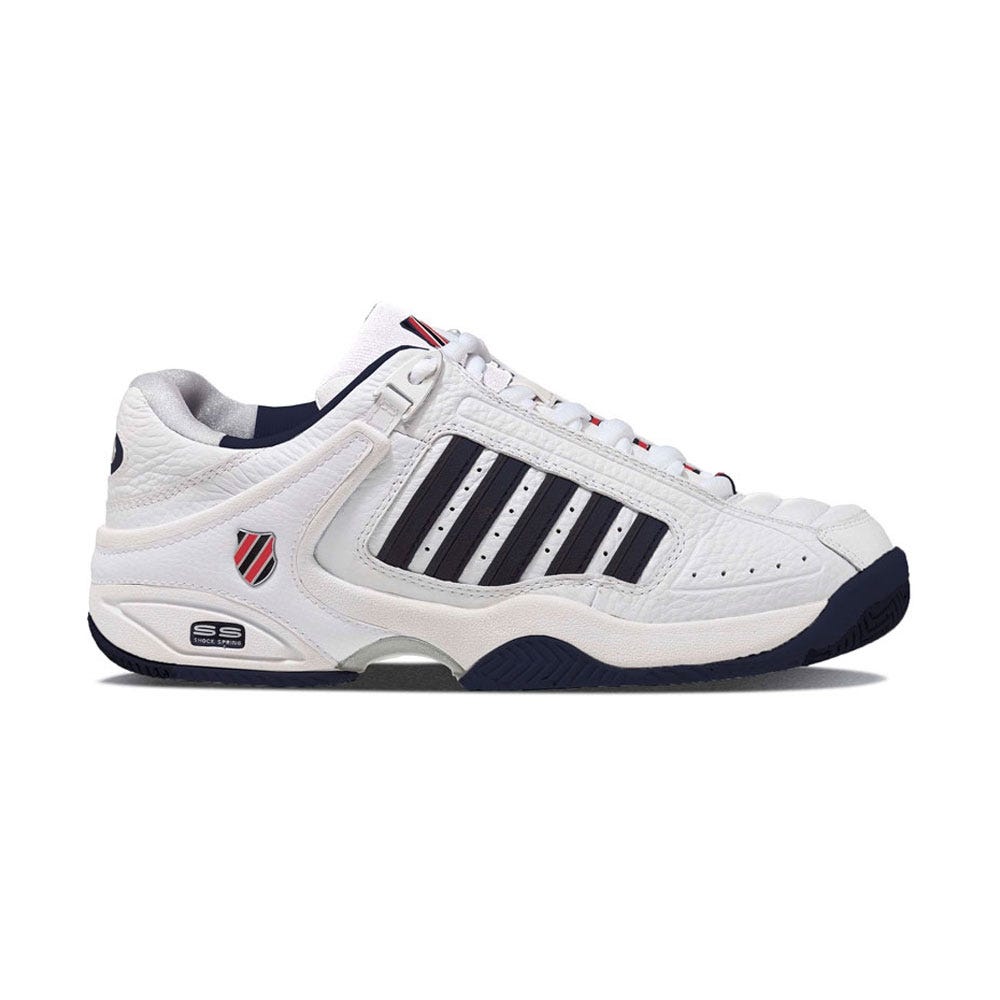 WHITE AND BLUE K-SWISS DEFIER RS 01033164 PADEL SHOES