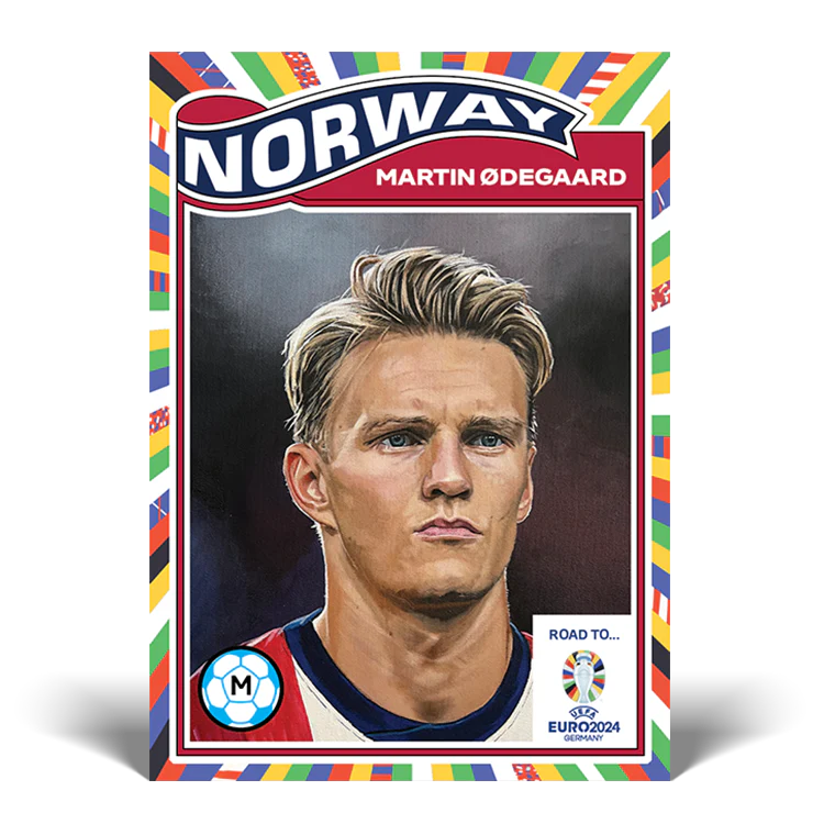 Road to UEFA EURO 2024 Living Set Card 15 - Martin Ødegaard