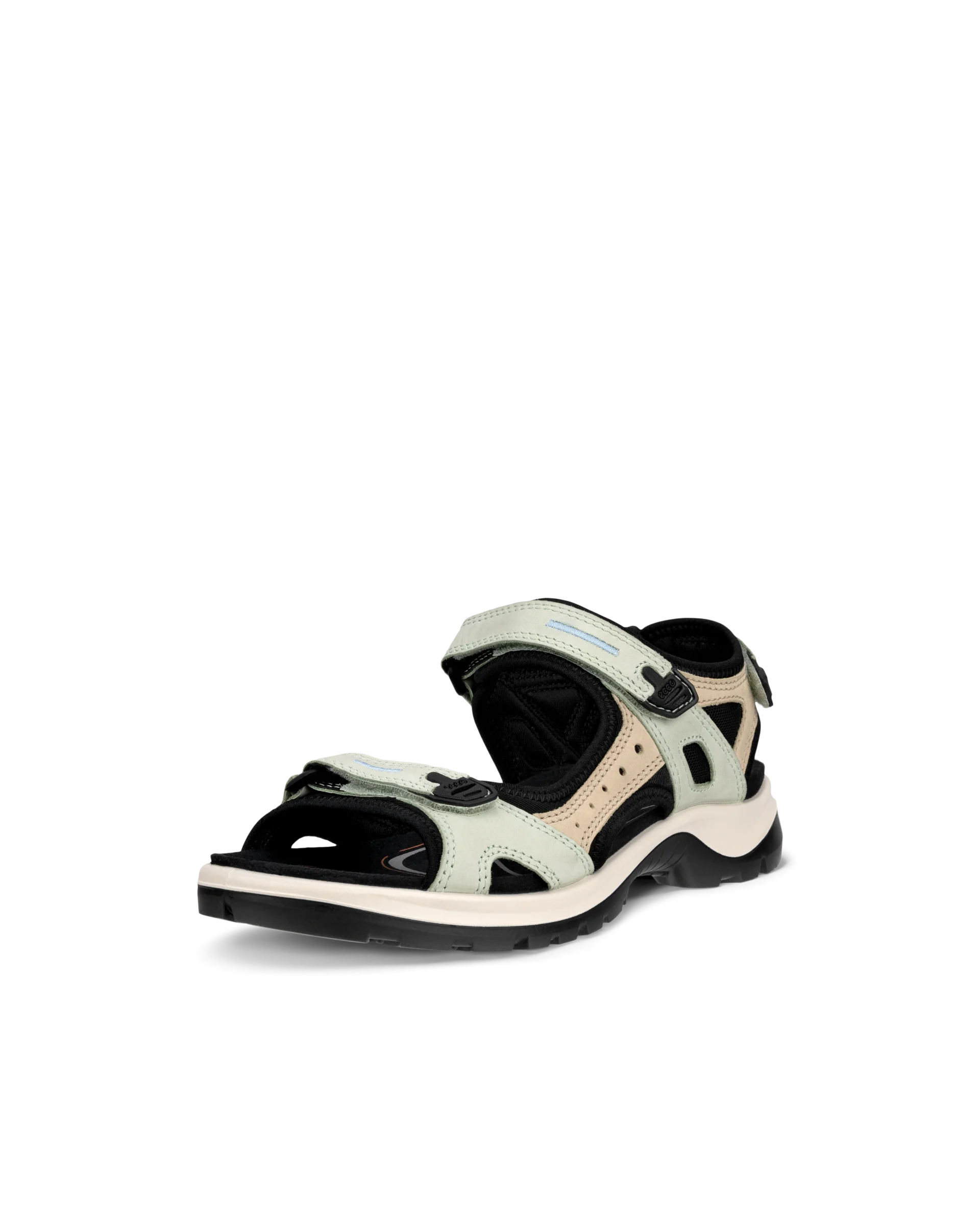 ECCO OFFROAD Damen Trekkingsandale aus Nubukleder Grün