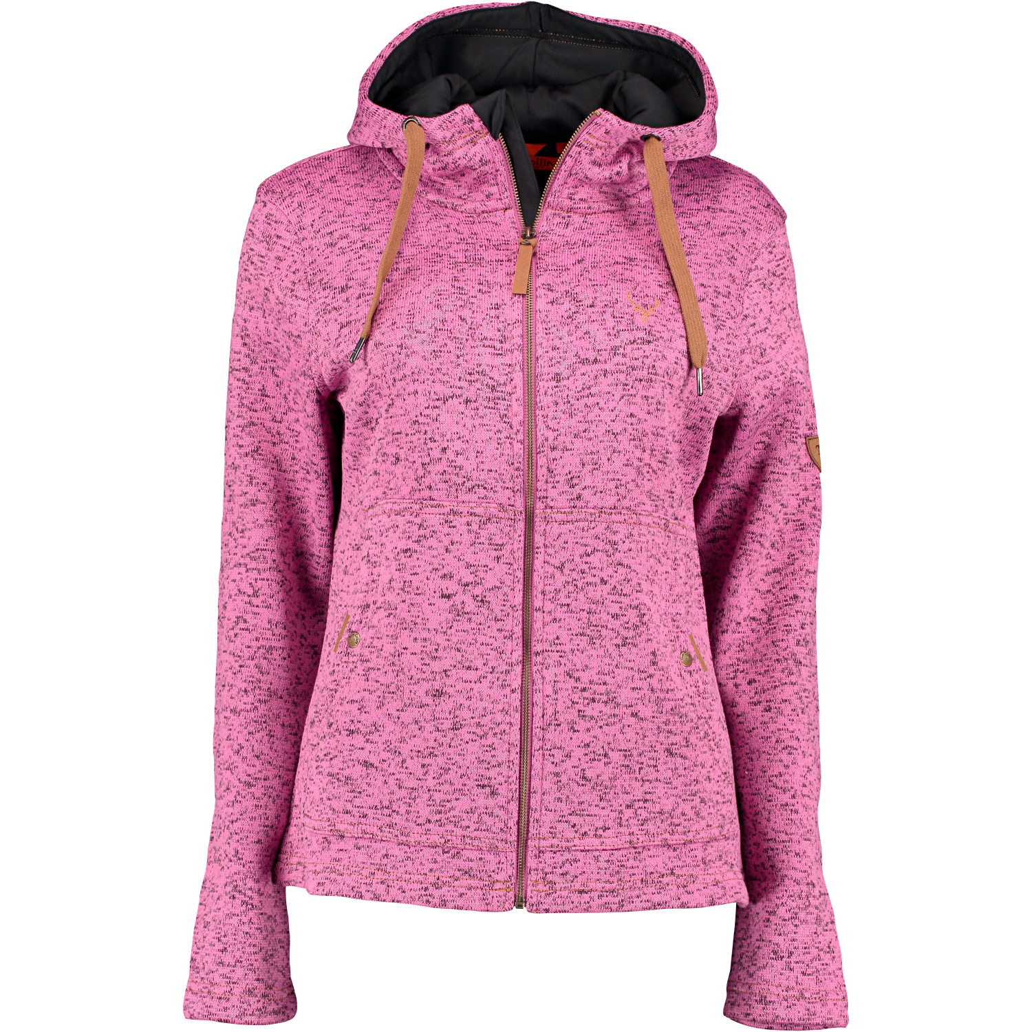 OS Trachten Adisur Knitted Fleece Jacket Women (Raspberry)