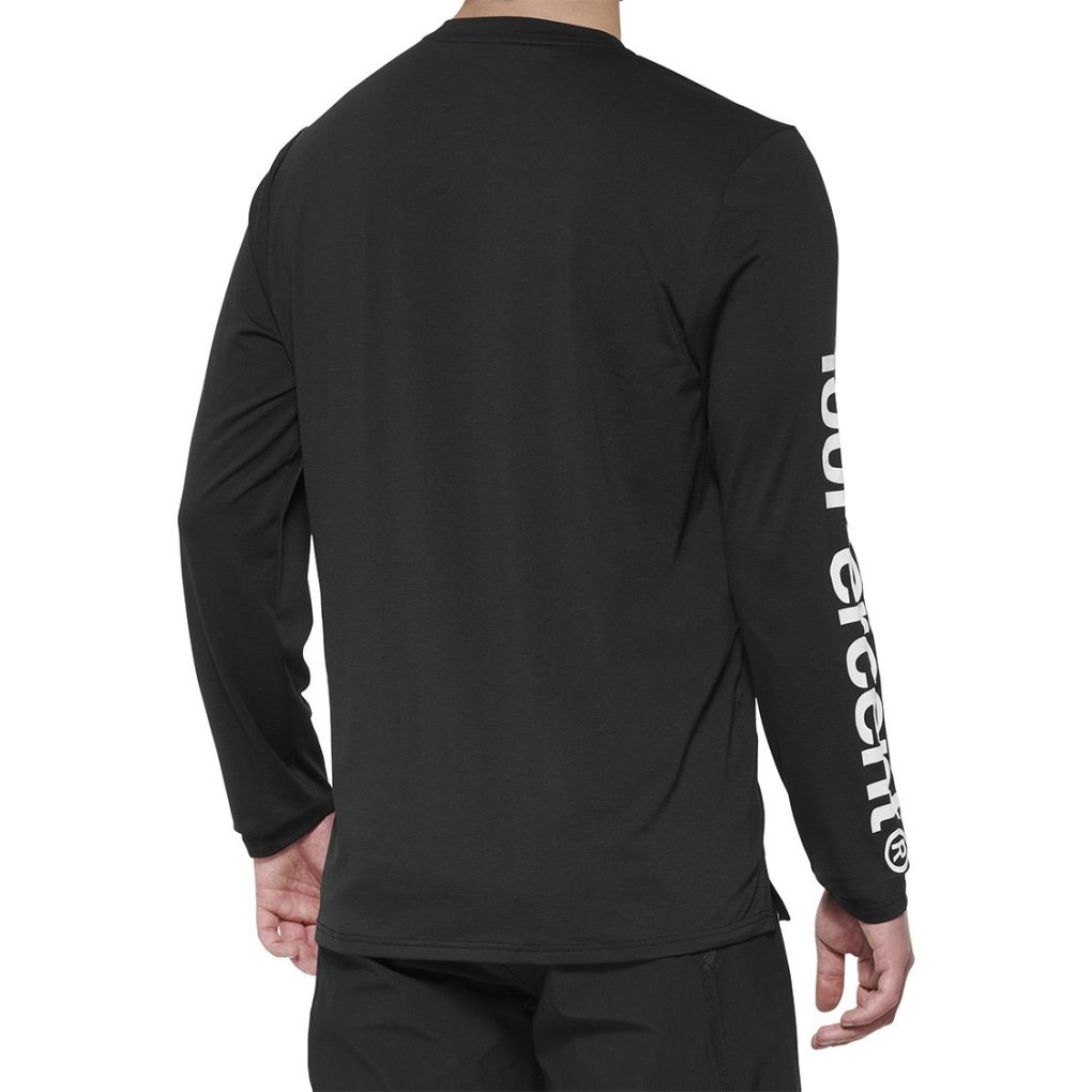 100% Airmatic Long Sleeve Jersey Men - black