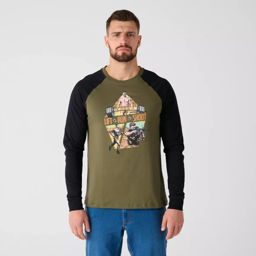 T-shirt Long sleeve (Lift, Run, Shoot)