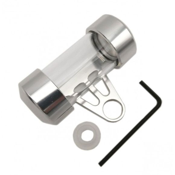 Porte assurance Brazoline cylindrique aluminium argent 70 mm Universel - GrisRef : 60013