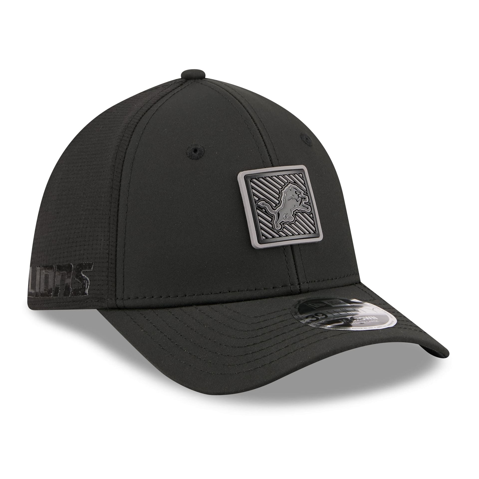 Detroit Lions Black 2026 NFL Training Camp 39THIRTY Flex Cap