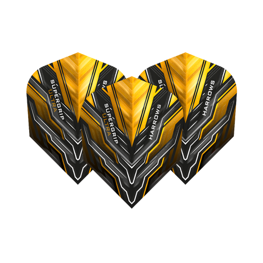 Harrows Supergrip Ultra Sunset Gold Standard Flights