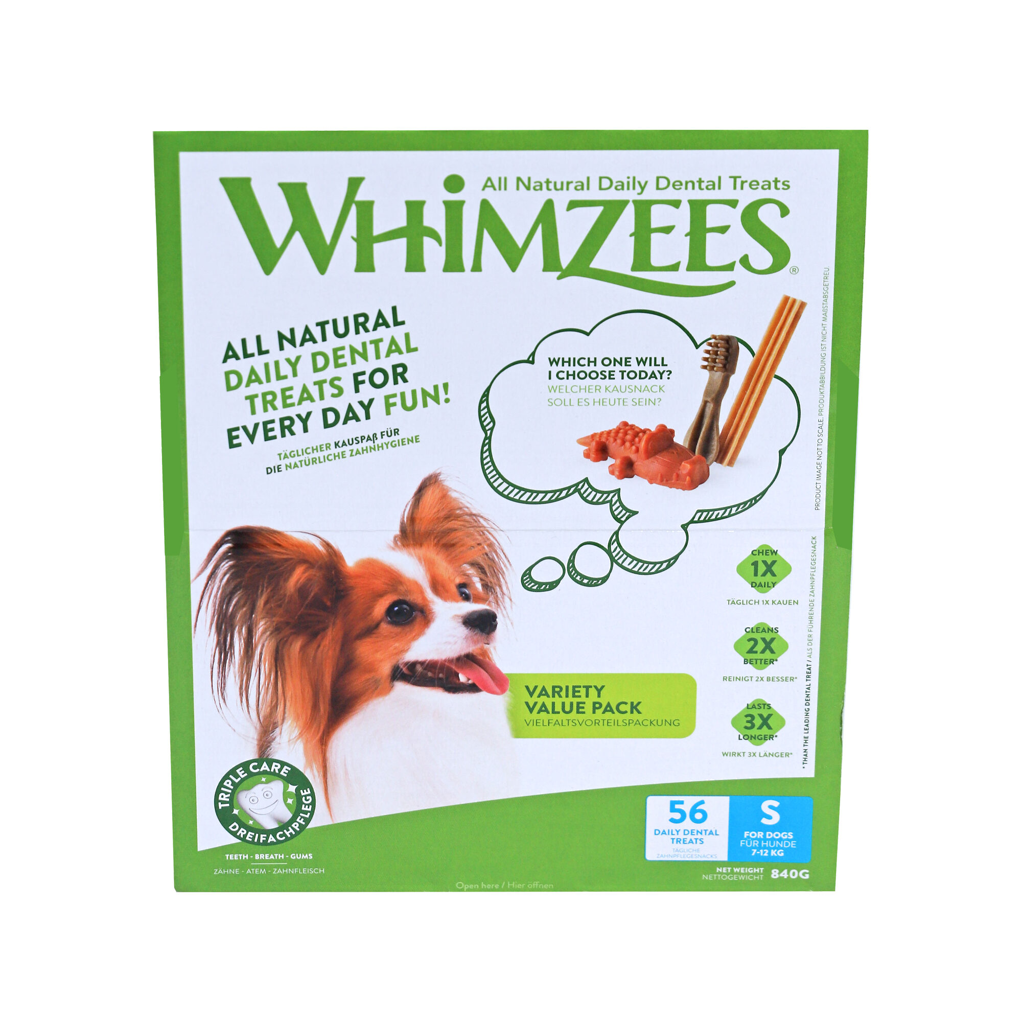 Whimzees Variety Box - S - 56 pieces