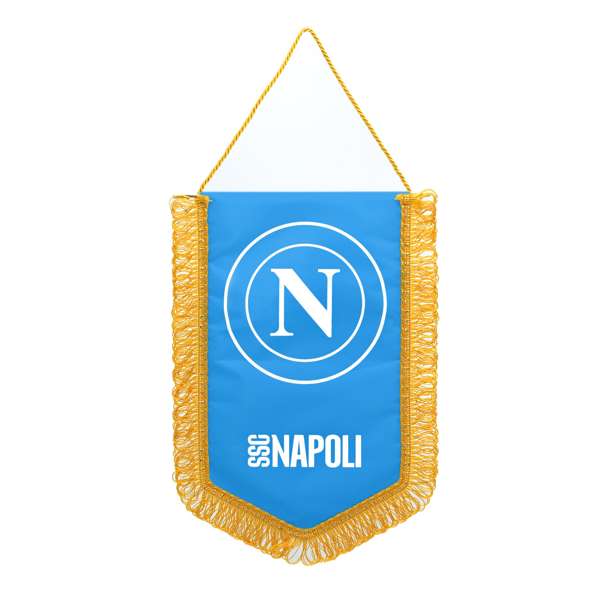SSC Napoli Sky Blue Pentagonal Pennant