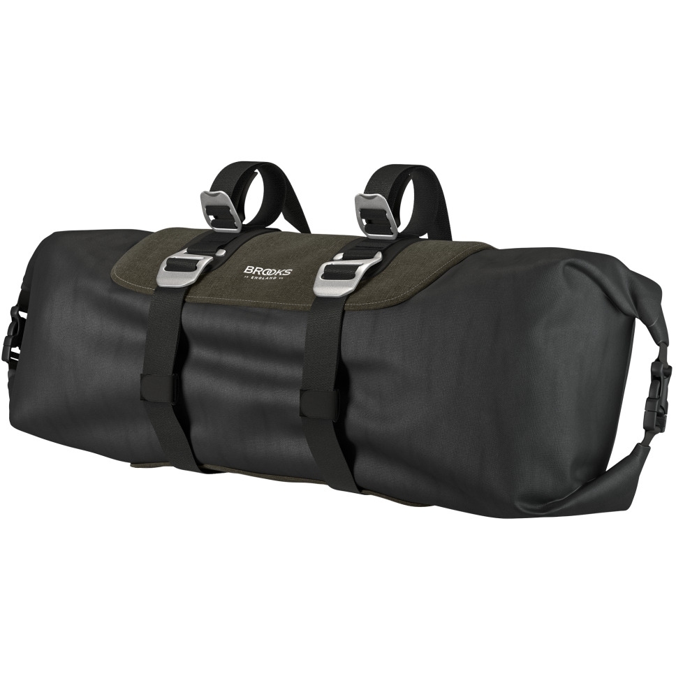 Brooks Scape Handlebar Roll 10-12L - mud green