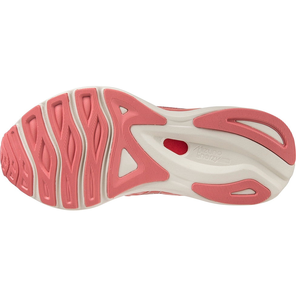 Mizuno Wave Sky 6 Running Shoes Women - Peach Bud / Vaporous Gray / Estate Blue