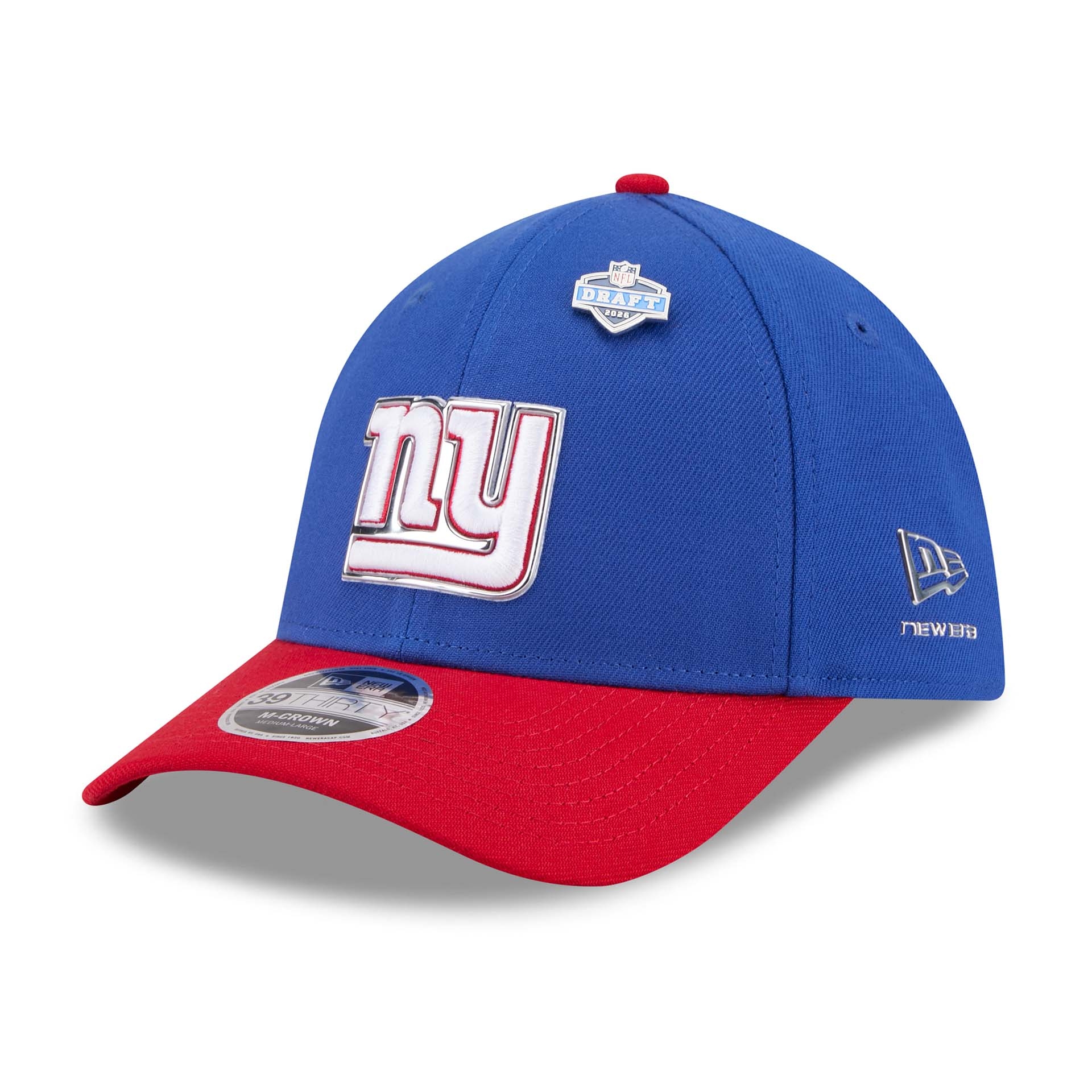 New York Giants 2026 NFL Draft 39THIRTY M-Crown Flex Cap