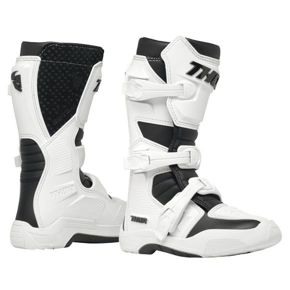 Bottes cross Thor BLITZ XR - ENFANT - Blanc / NoirRef : TO3109