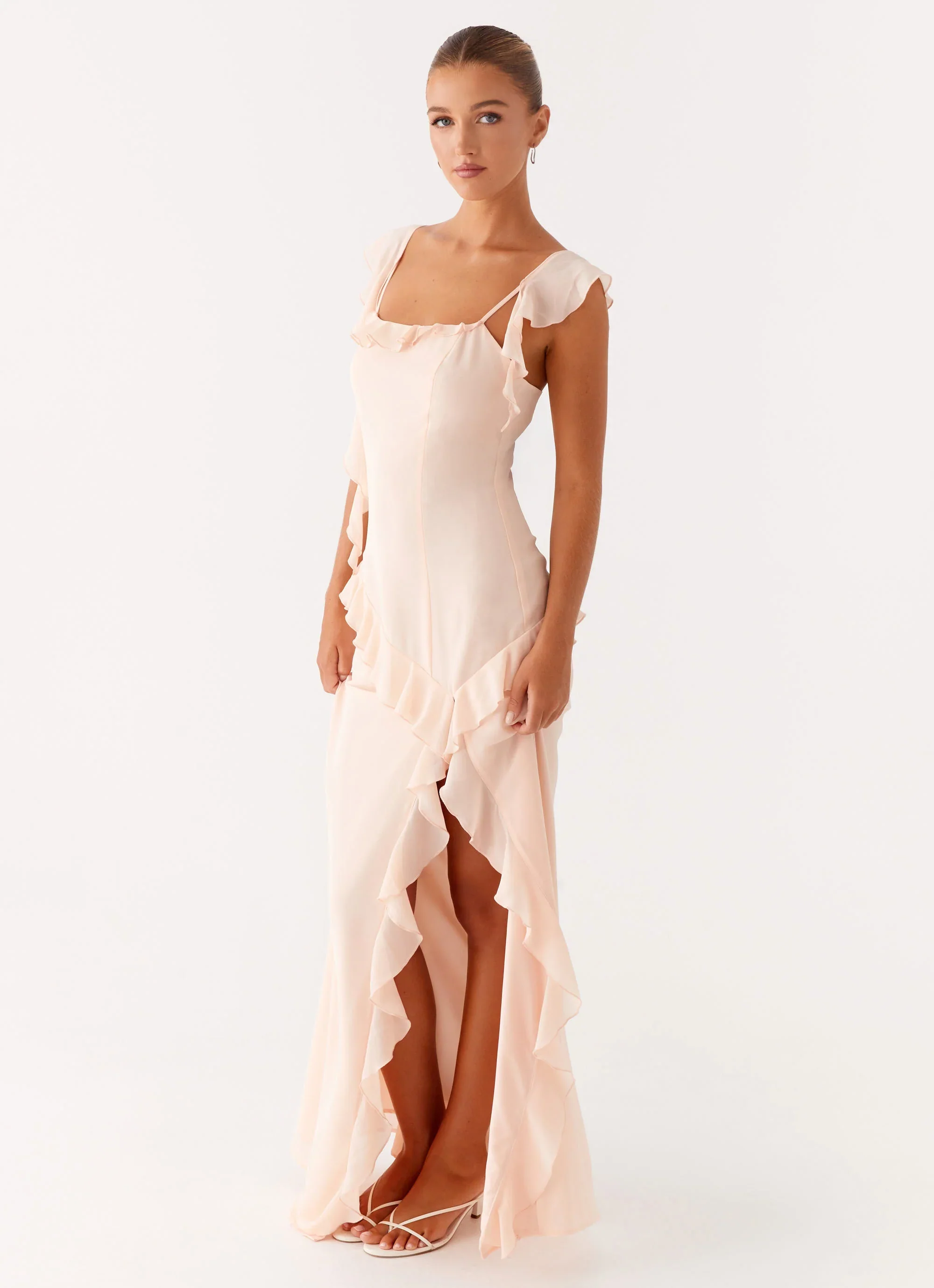Naya Maxi Dress - Peach