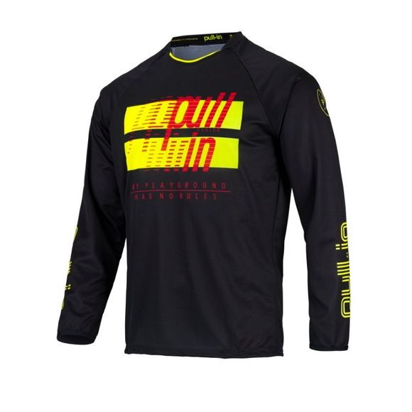 Pull-in cross jersey MASTER NEON YELLOW CHILDREN - YellowRef: PUL0480