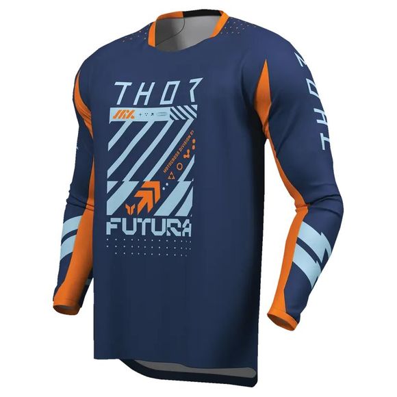Maillot cross Thor LAUNCH FUTURA - ENFANT - Bleu / OrangeRef : TO3229