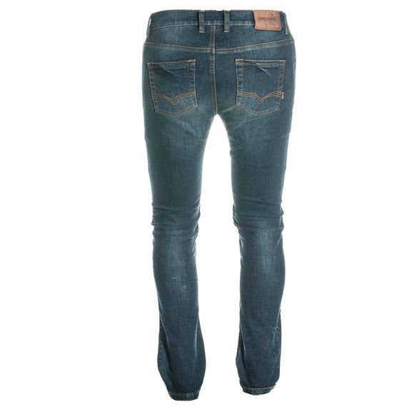 Jean Moto Richa PROJECT - SHORT - Slim - BleuRef : RC0423