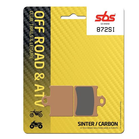 SBS 872SI Sinter Sintered Metal Racing rear brake padsRef: 872SI / 872030