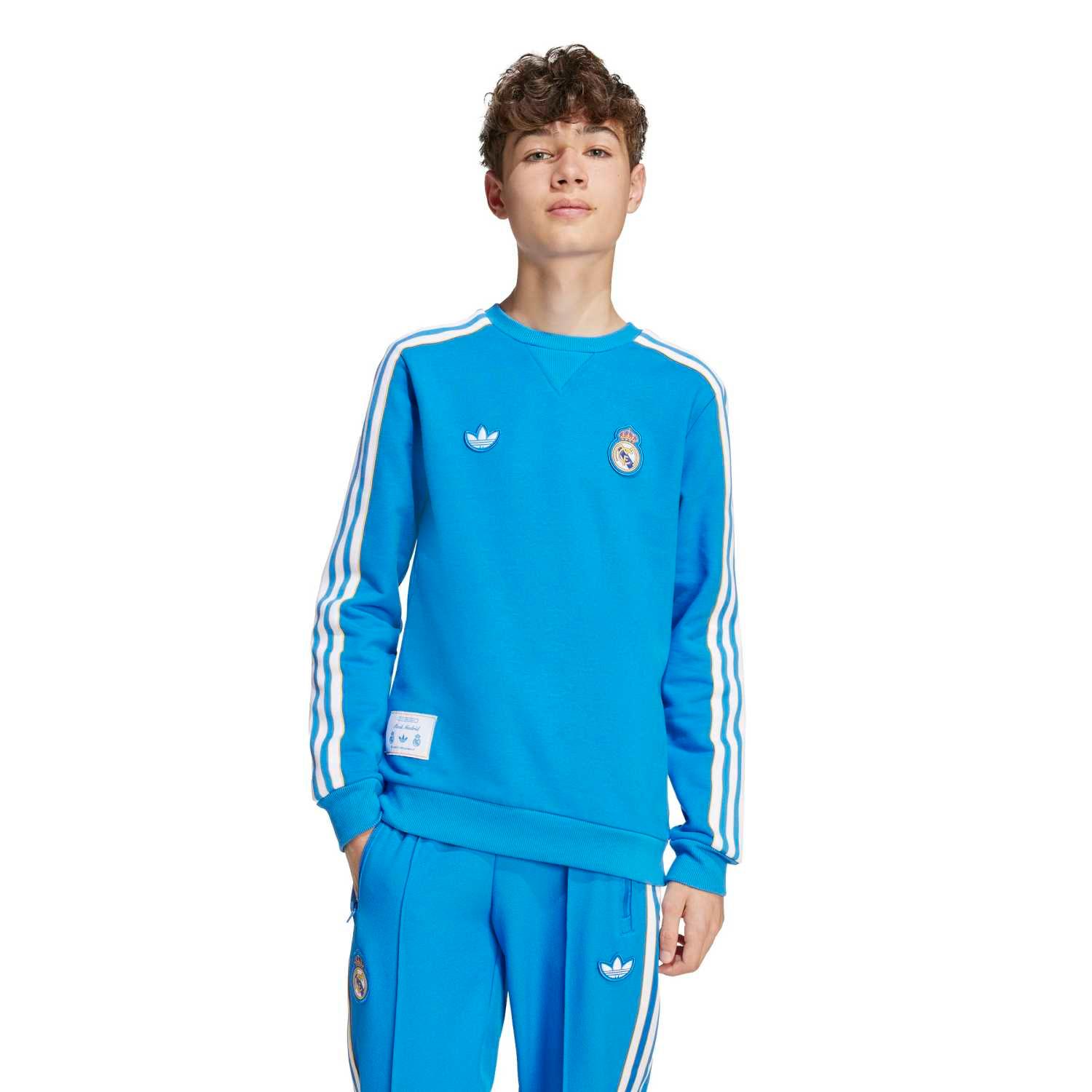Kids adidas Originals Terrace Icons Sweatshirt 25/26 Blue