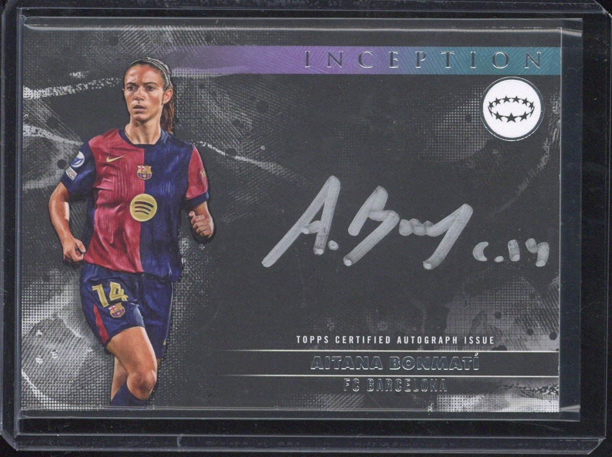 2024-25 Topps Inception UCC Aitana Bonmati Silver Signings Autograph #SSAV-AB