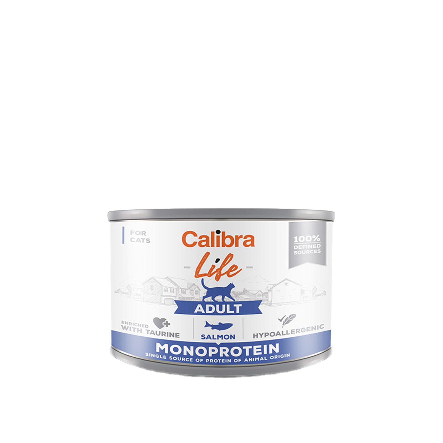Calibra Cat Life Adult Wet Food - Salmon - 6 x 200 g