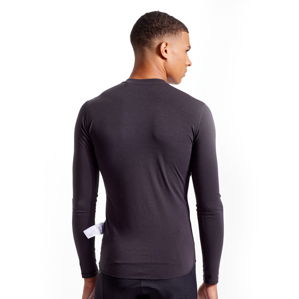 PEARL iZUMi Transfer Wool Longsleeve Baselayer Men 11122307 - phantom - 6LR