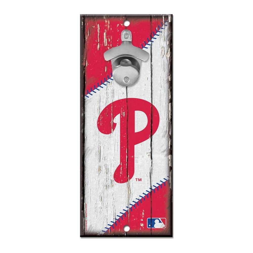 Philadelphia Phillies MLB Bottle Opener Sign