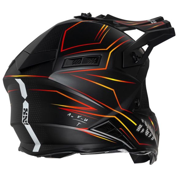 Casque cross IXS 189FG 2.0 2026 - Noir / RougeRef : IS1089