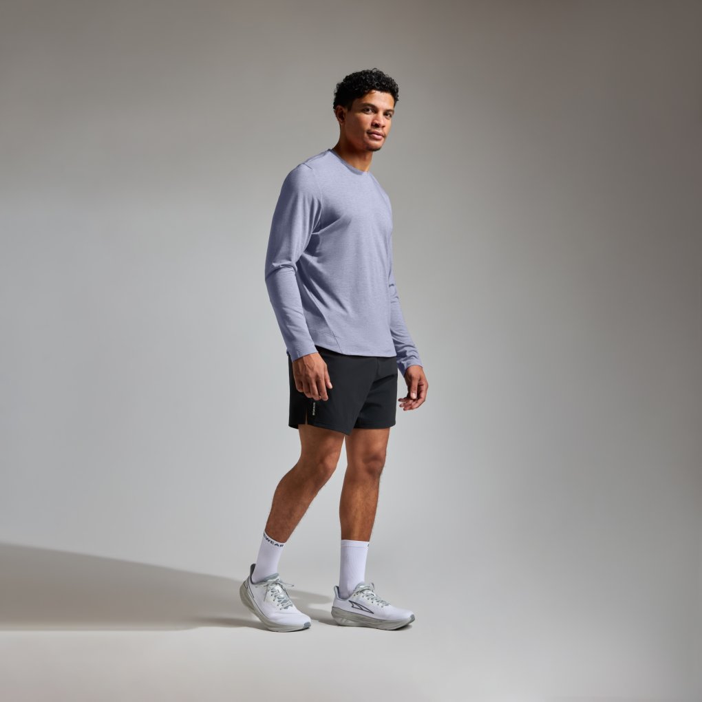 GOREWEAR Training Long Sleeve Tee Men - amethyst grey DF00