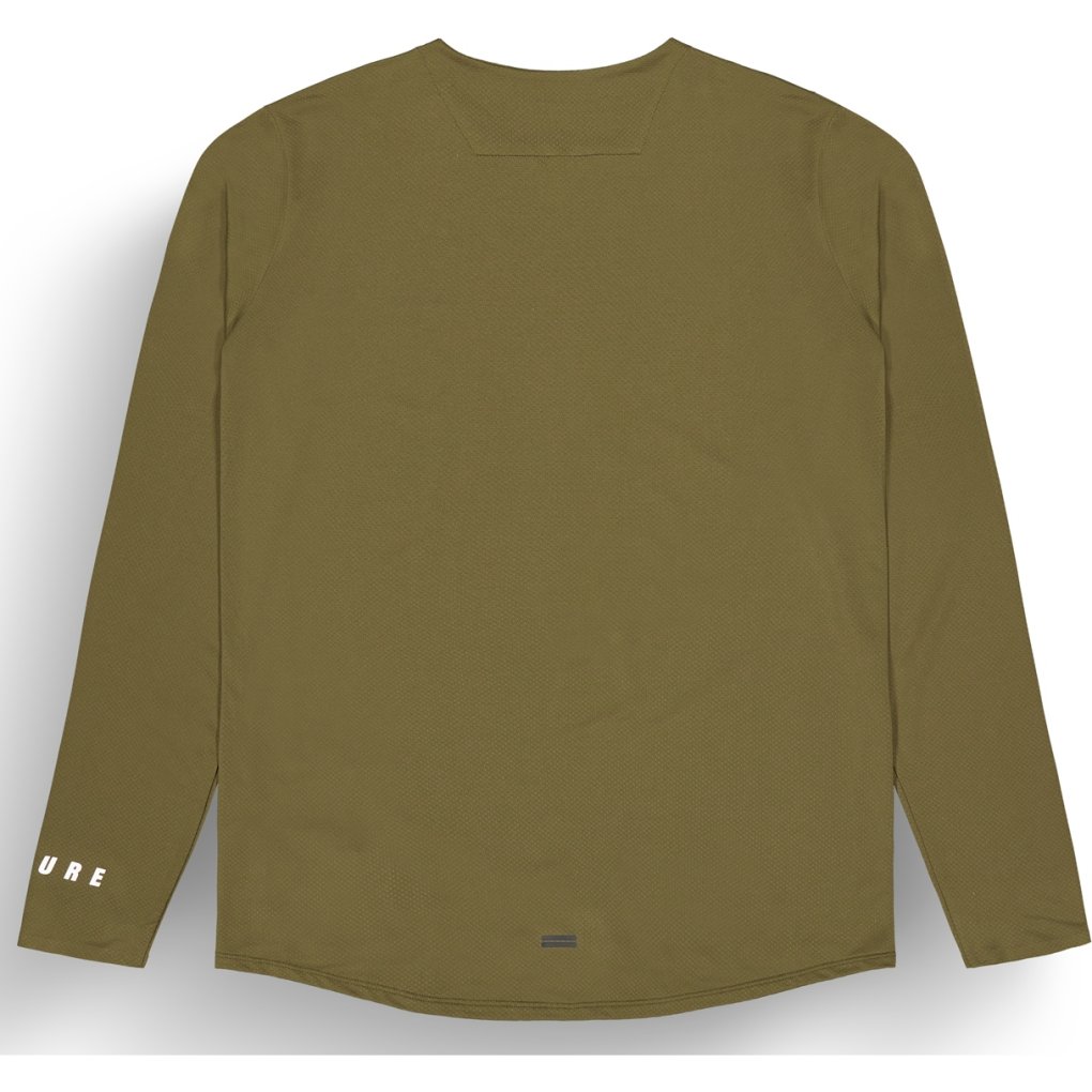 Picture Osborn Long Sleeve Tech Tee Men - Tobacco