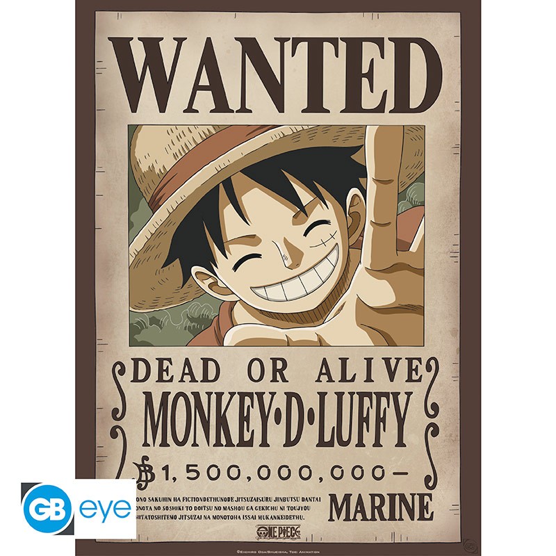 ONE PIECE Set 2 Chibi Posters Wanted Luffy & Ace