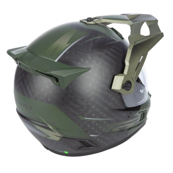 KLIM KRIOS PRO Full-Face Helmet - ECHO - Black / GreenRef: KLI0527