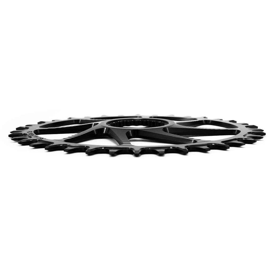 Garbaruk MTB Chainring - Direct Mount / Round / Narrow-Wide - for Shimano Deore XT M8100 / SLX M7100 - black