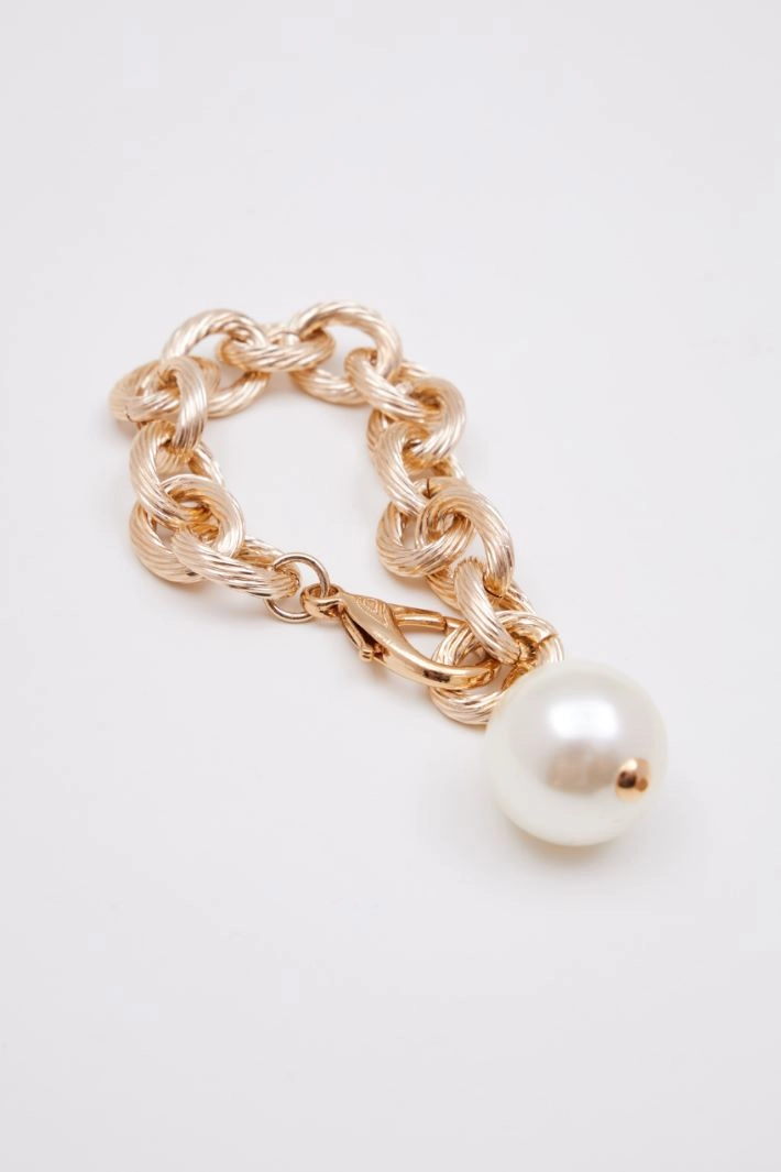 Bracelet with maxi pearl - GOLD