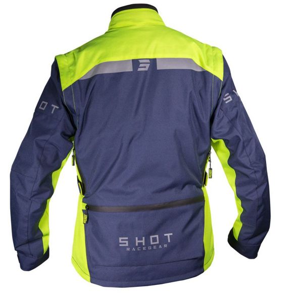 Veste enduro Shot RACETECH - NAVY NEON YELLOW 2022 - Bleu / JauneRef : SO2162