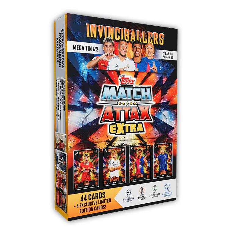 Match Attax Extra 2025 - Mega Tin #2 - The Invinciballers