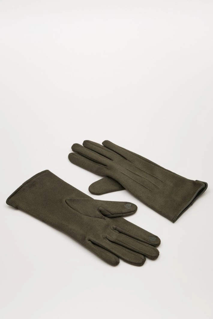 Stitched gloves - MILITAR GREEN