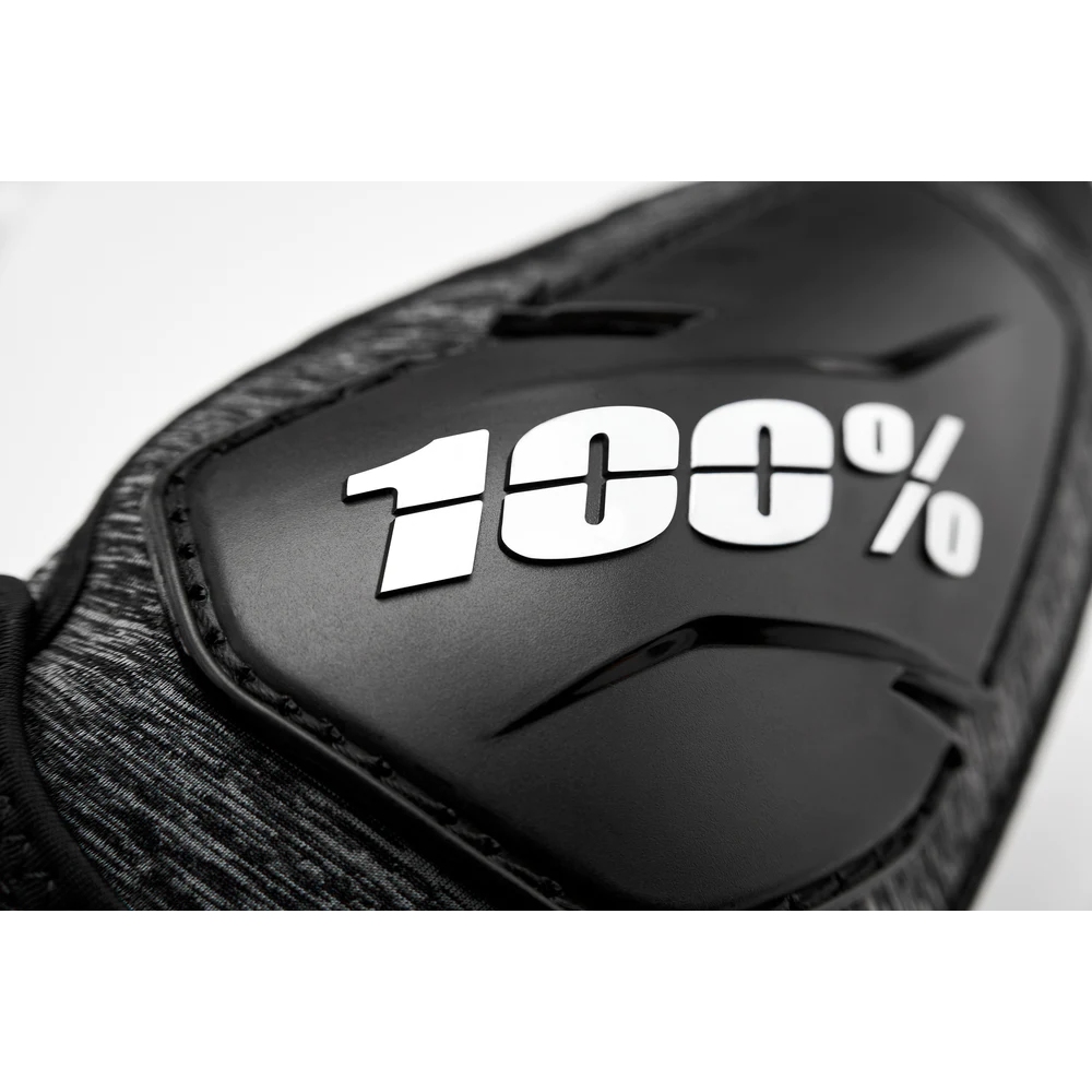 100% Fortis Elbow Guards - grey heather/black