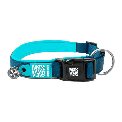 Max & Molly Smart ID Collar - Blue - M