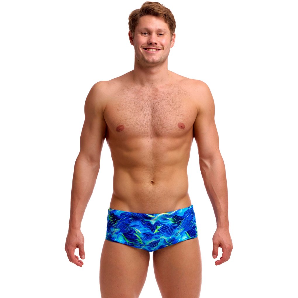 Funky Trunks Sidewinder Eco Swim Trunks Men - Storm Chaser