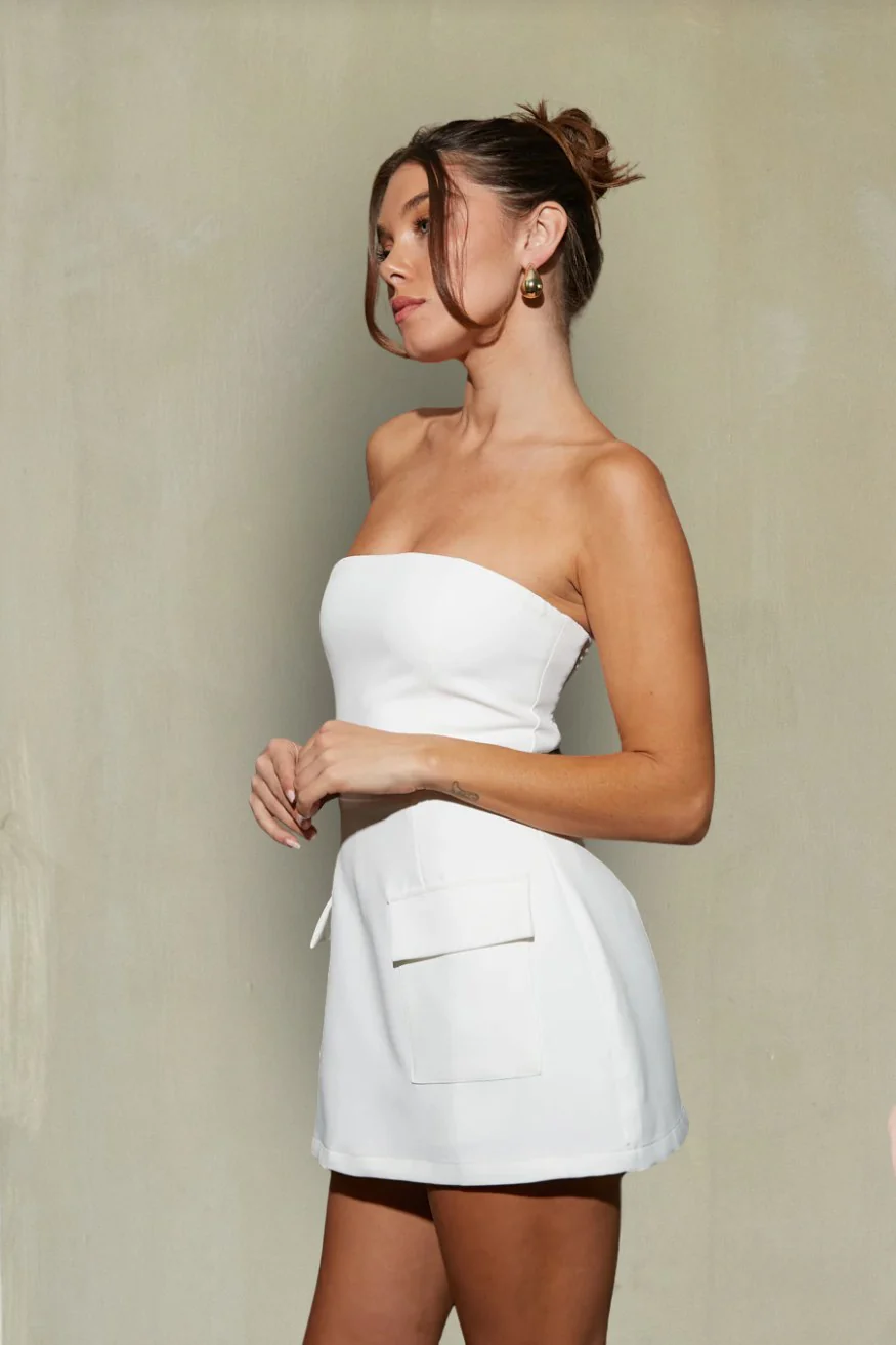 Margaret Romper Mini Dress