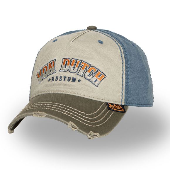 Casquette Von Dutch RETRO - Gris / BleuRef : VDH0293 / VD/1/CB/RETRO/07-TU