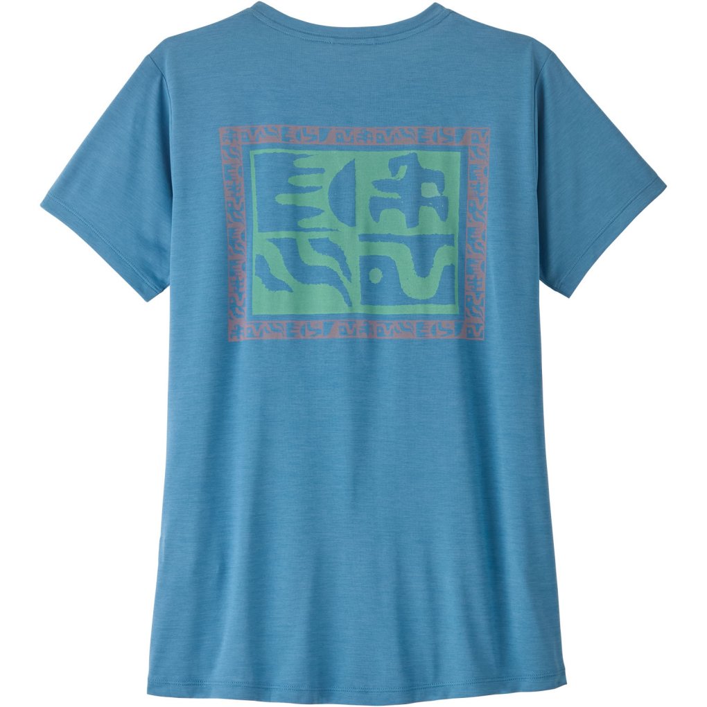 Patagonia Cap Cool Daily Shirt Women - Mother Rays - Shore Blue - Light Shore Blue X-Dye