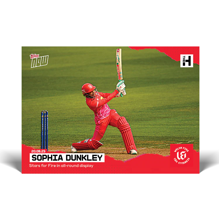 Stars for Fire in all-round display - THE HUNDRED TOPPS NOW® UK Card #17