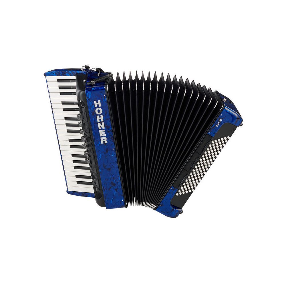Hohner Bravo III 96 silent key blue – Thomann Ireland