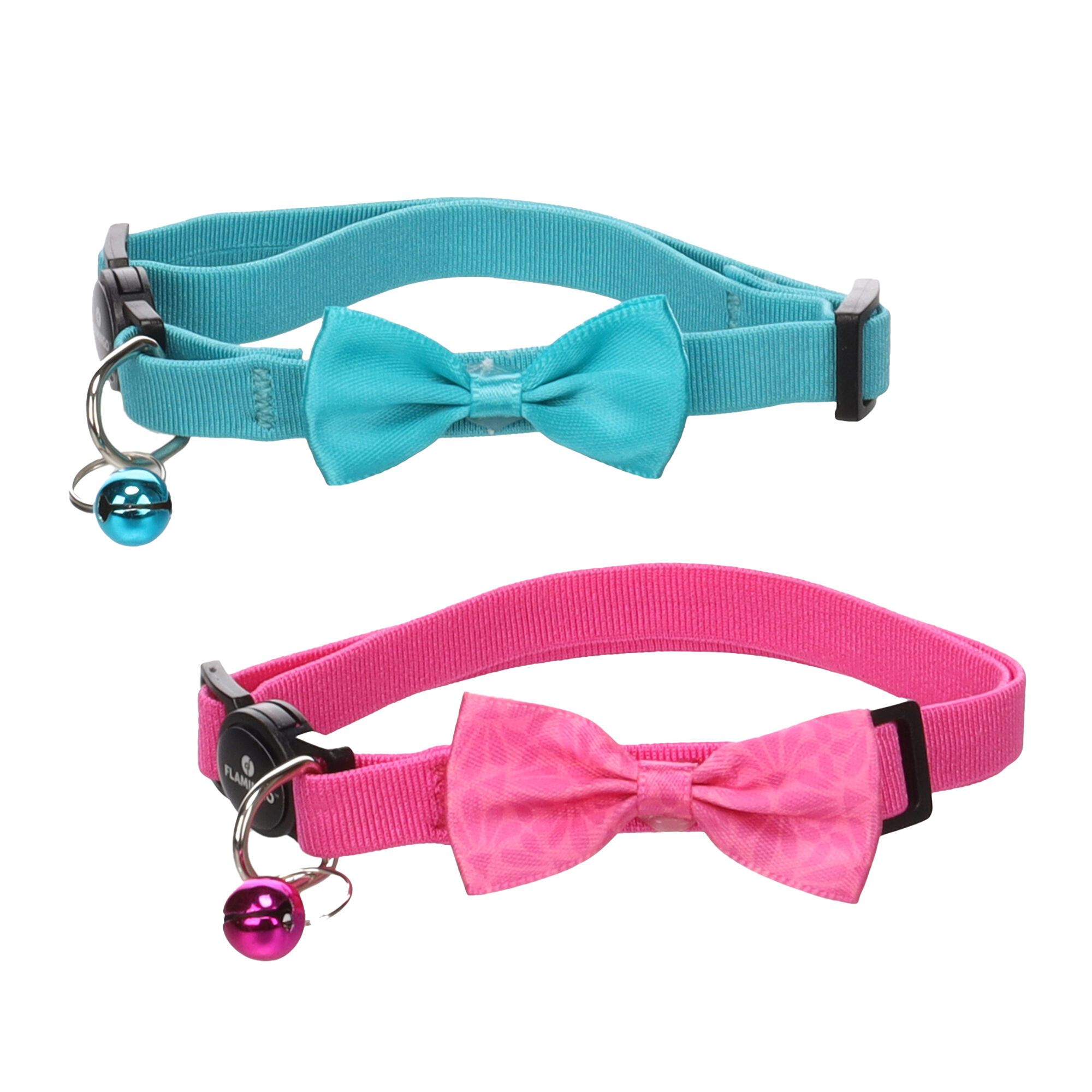 Flamingo Castor Cat Collar - Pink - 20-35 cm