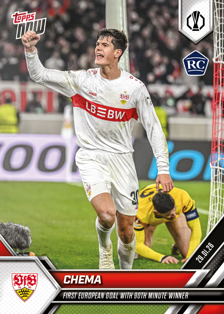Chema - 2025-26 UEL Topps NOW® - Card 17 - PR: 444