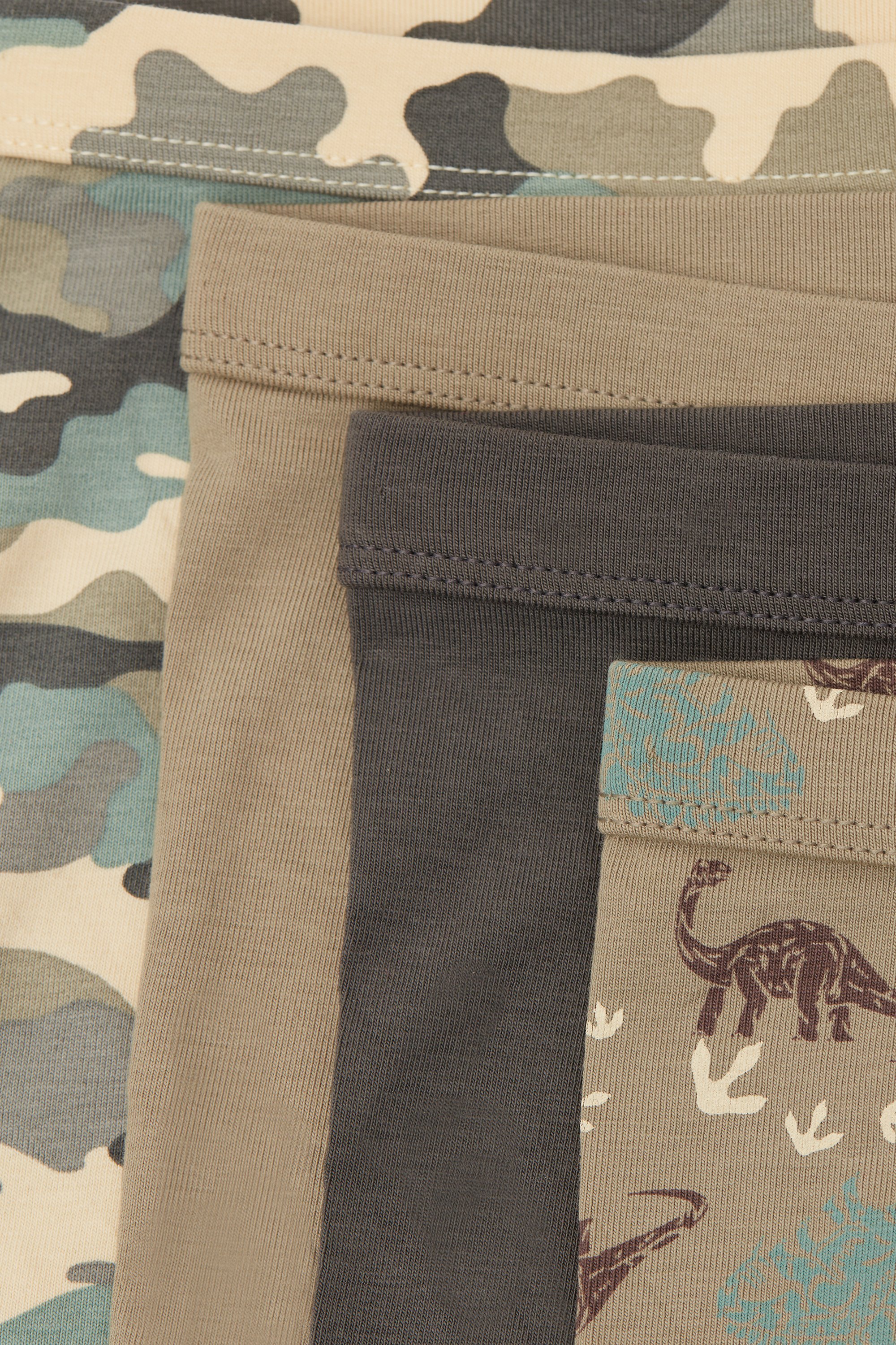 4 Pairs of Boys' Printed Cotton Boxers