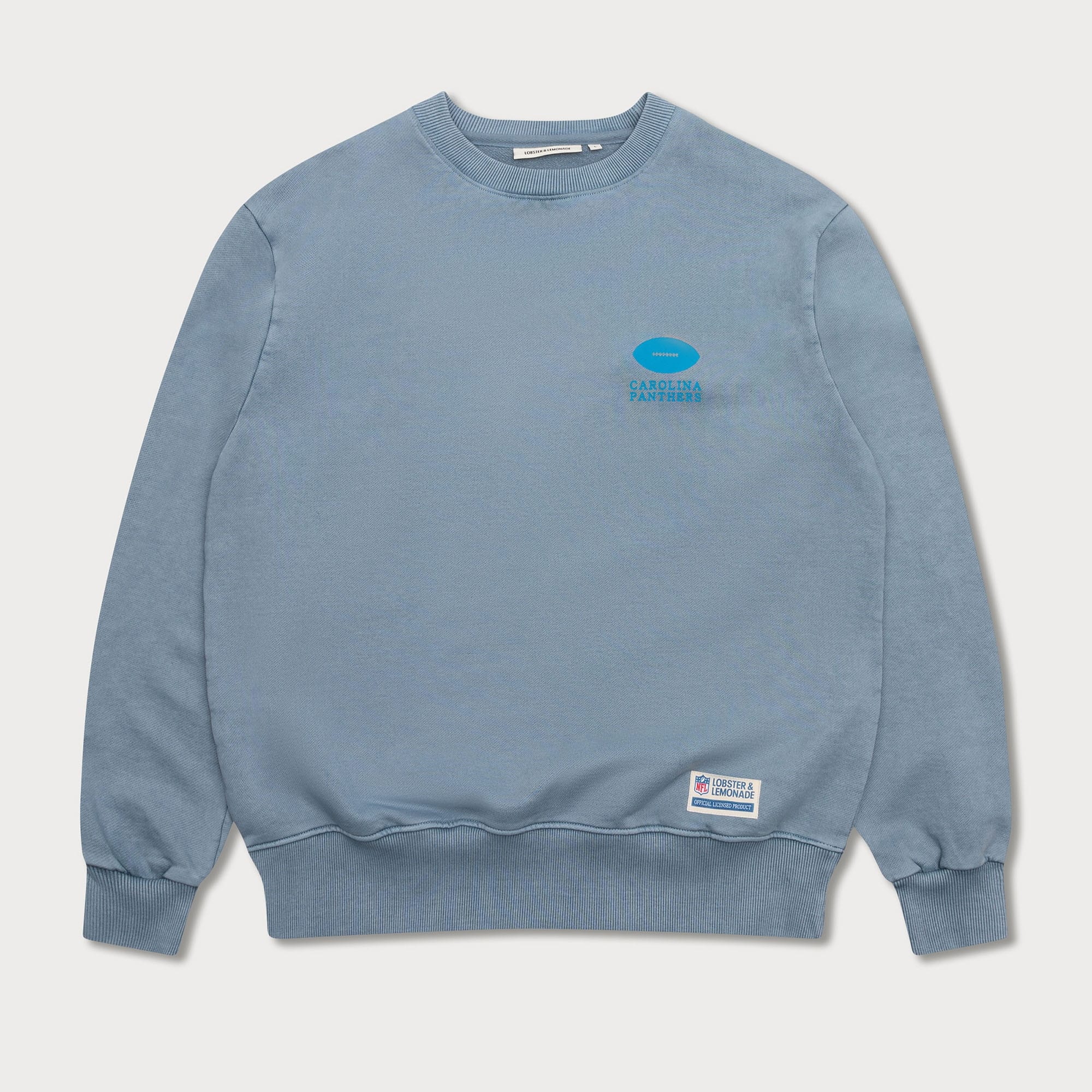 Carolina Panthers L&L '96 Classics NFL Crewneck Sweater Blue