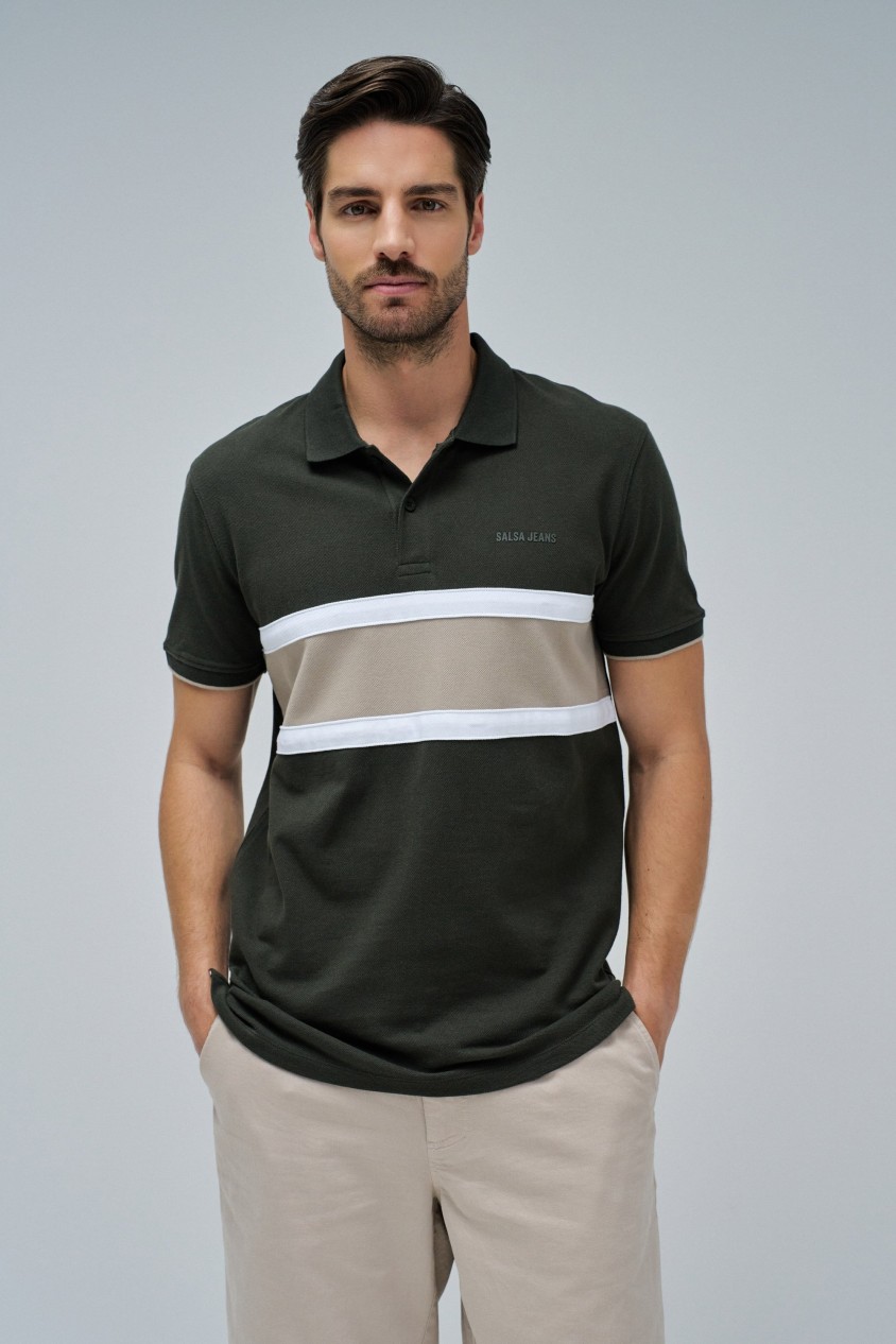 TRICOLOUR POLO
