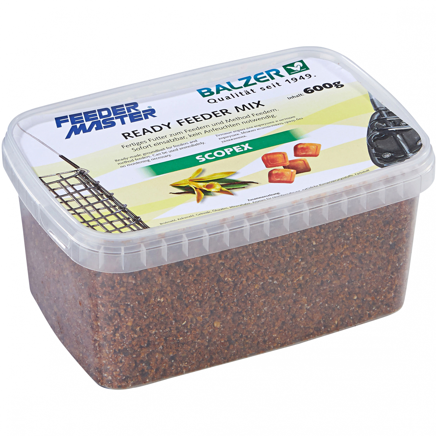 Balzer Bait Feeder Master Ready Mix (Scopex Caramel)