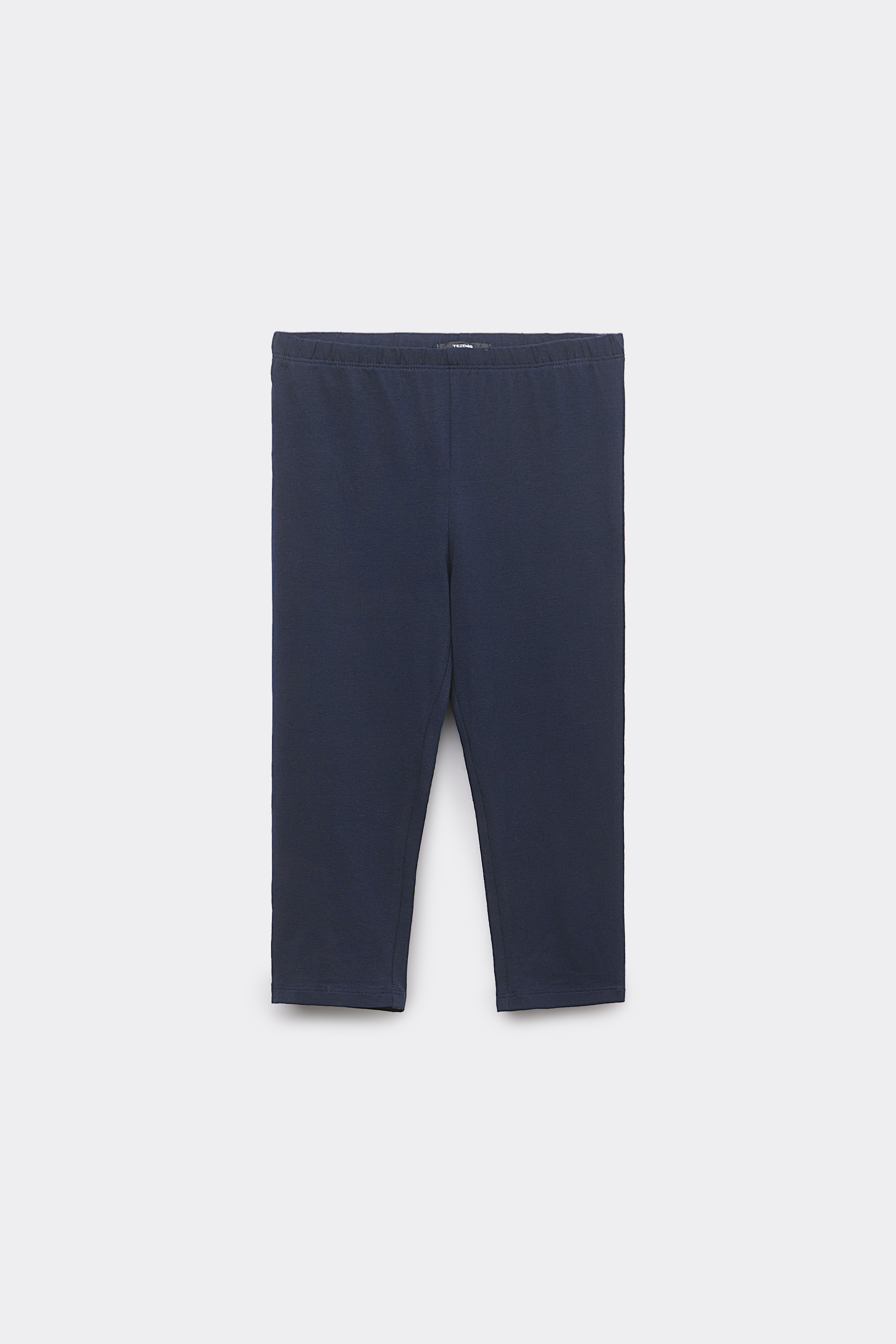 Girls’ Plain Colour Cotton Capri Leggings